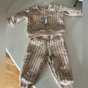 Disney Winnie the Pooh 2 piece suit 3-6mths